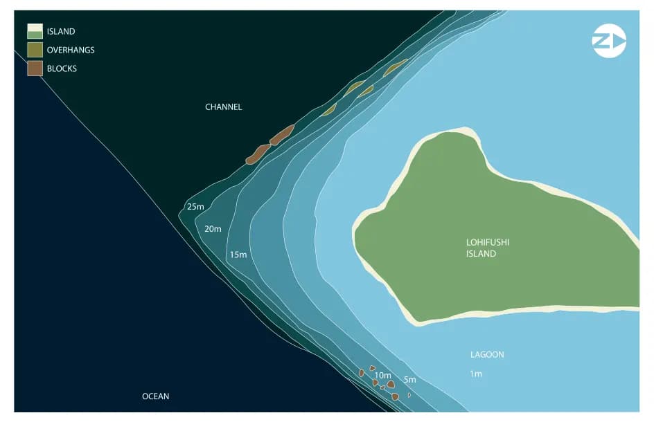 Bathymetric map of Aquarium