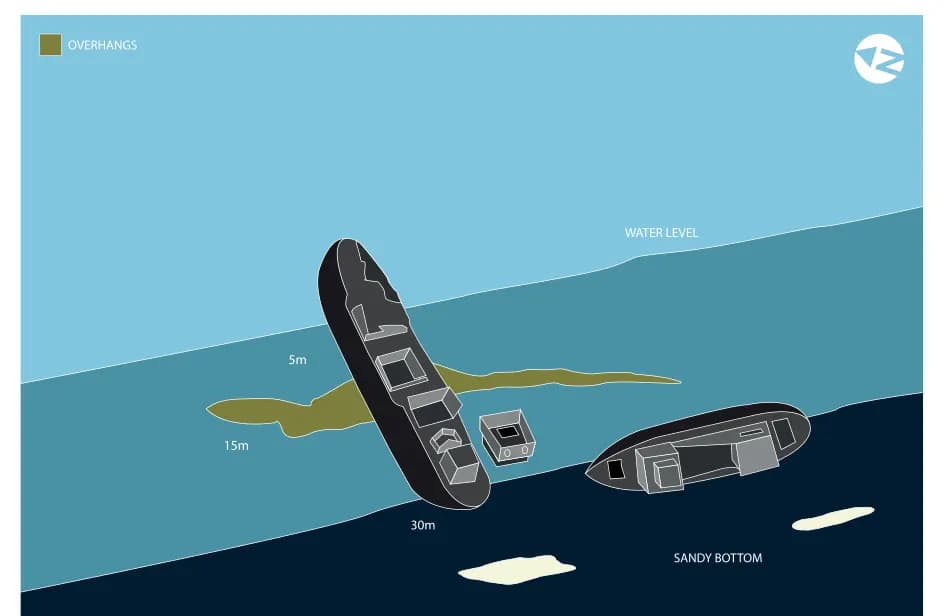 Bathymetric map of Shipyard