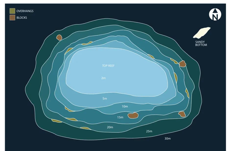 Bathymetric map of Ikoga Giri