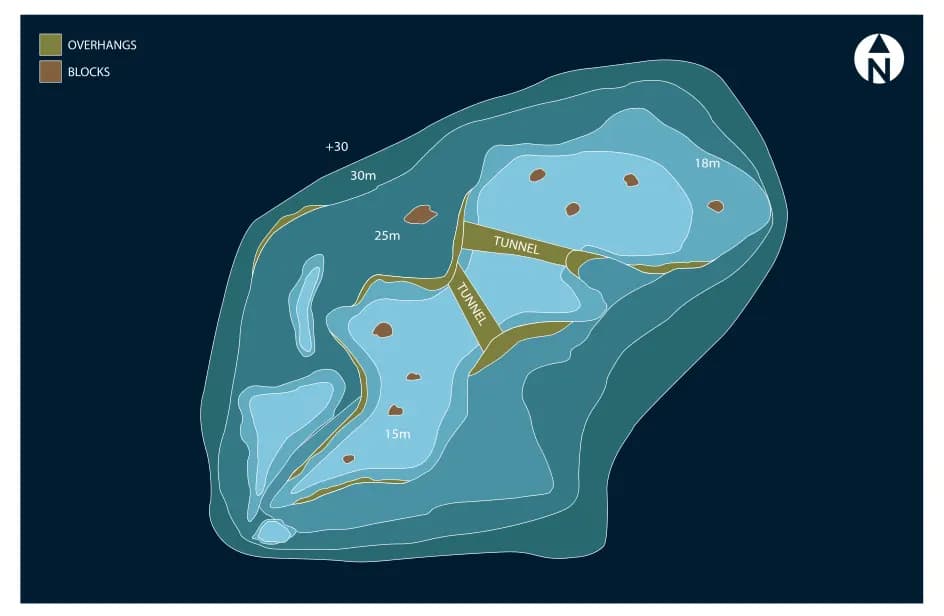 Bathymetric map of Miyaruga