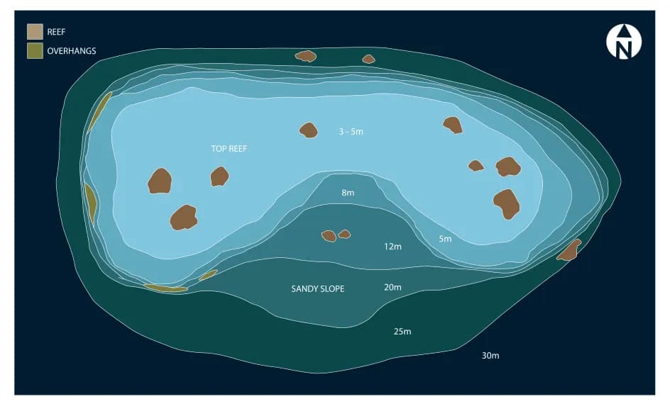 Bathymetric map of Nu Giri