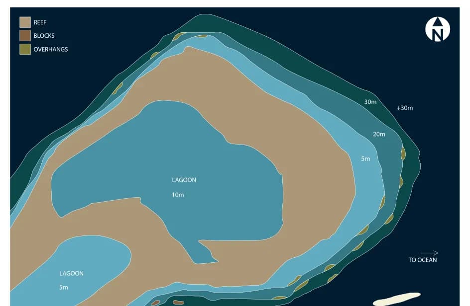 Bathymetric map of Prisca